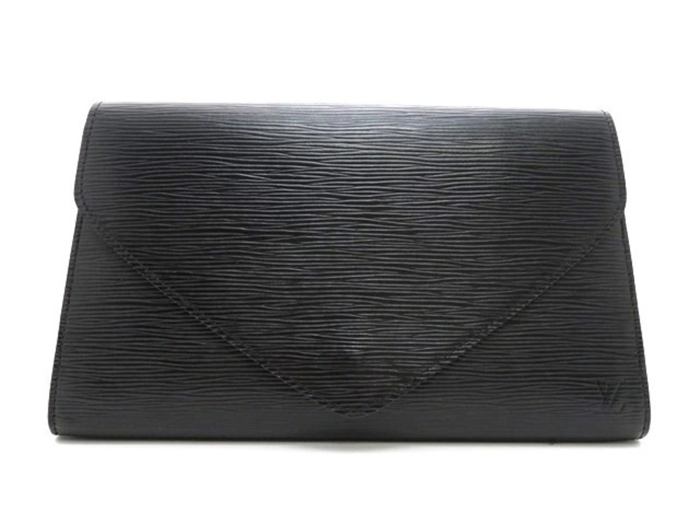 LOUIS VUITTON Shoulder Bag Art Deco Epi Noir Black